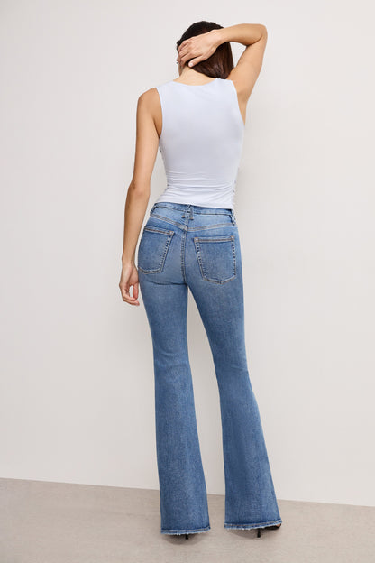 ALWAYS FITS GOOD LEGS FLARE JEANS | INDIGO316