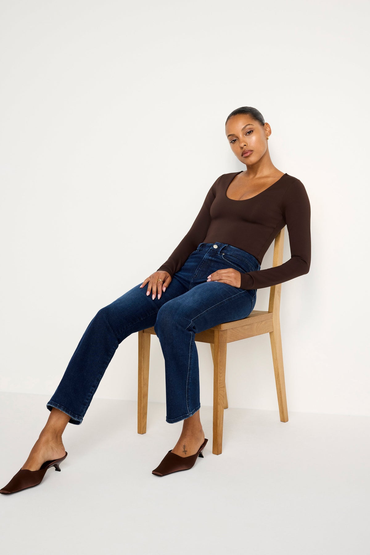 ALWAYS FITS GOOD CURVE STRAIGHT JEANS | INDIGO707
