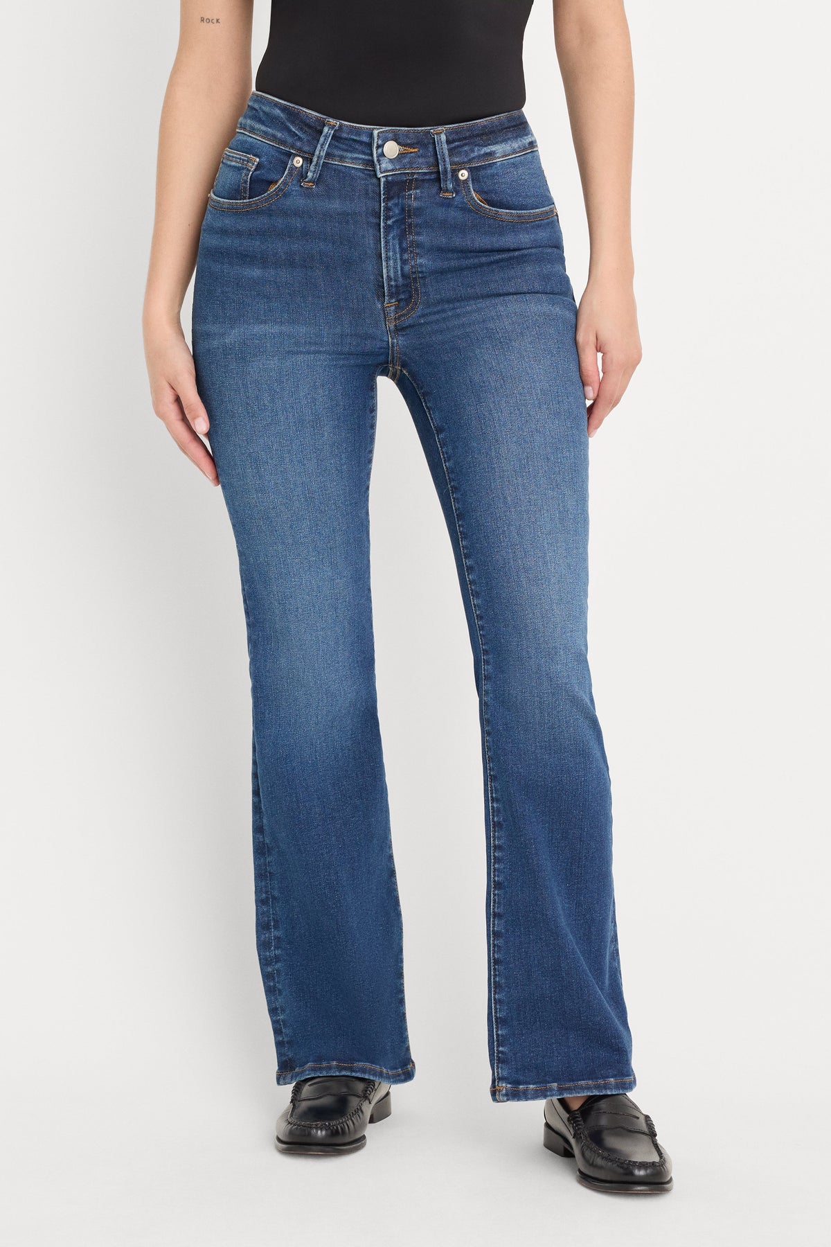 ALWAYS FITS GOOD PETITE BOOTCUT JEANS | INDIGO446