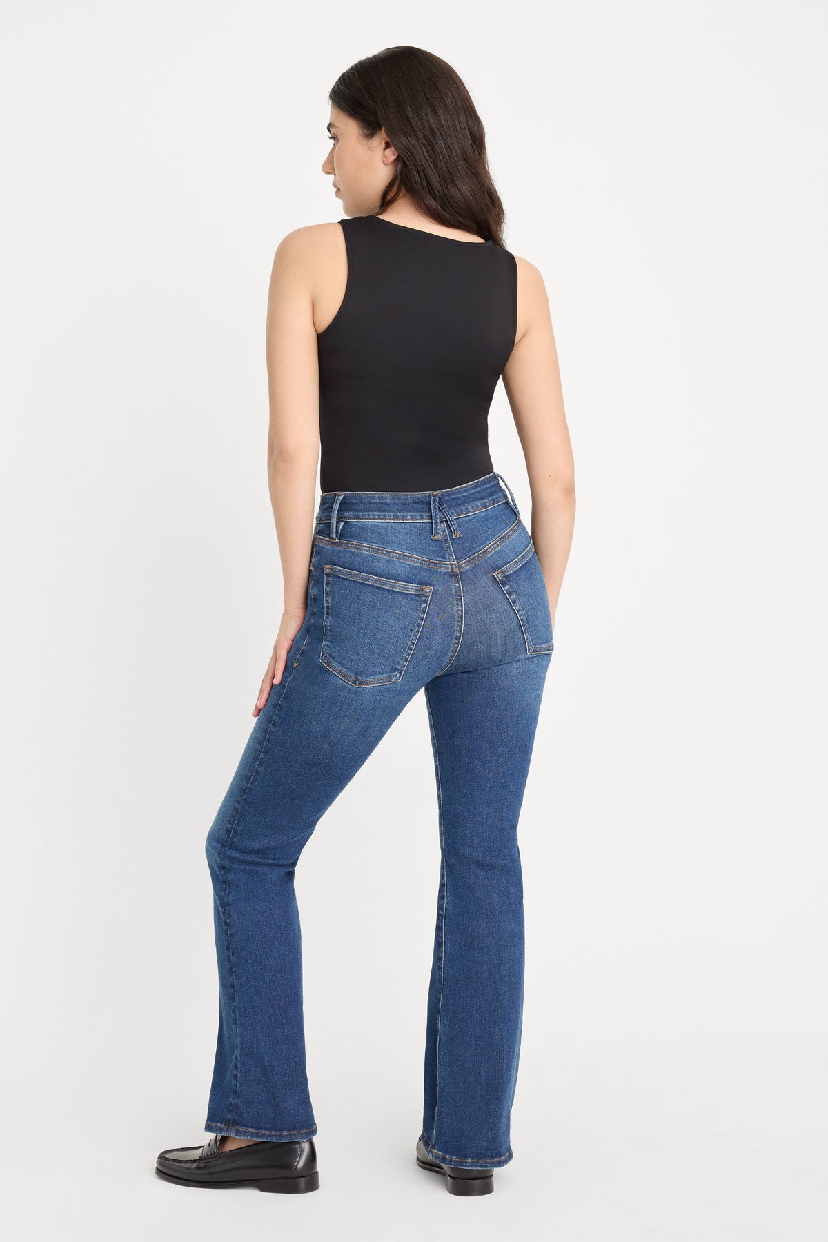 ALWAYS FITS GOOD PETITE BOOTCUT JEANS | INDIGO446