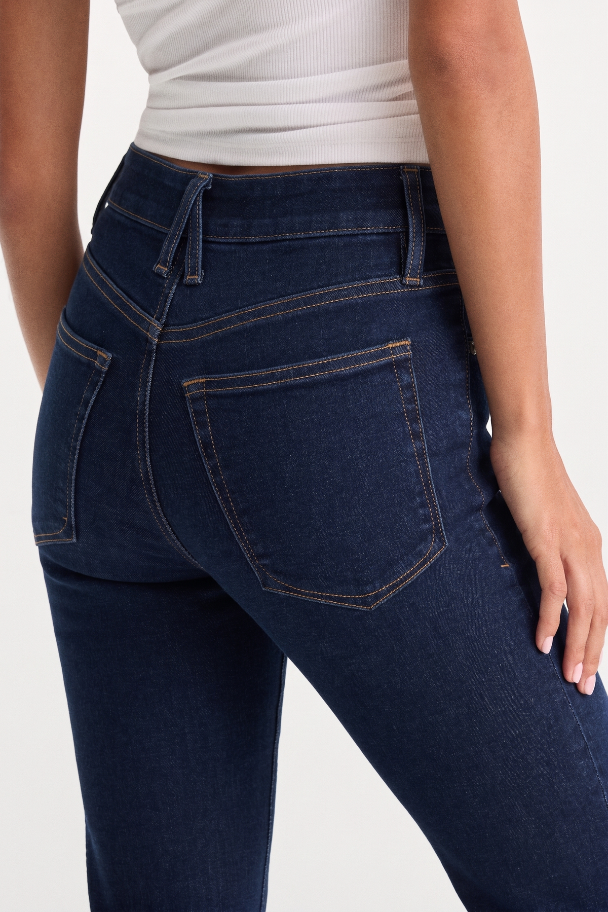 ALWAYS FITS GOOD PETITE FLARE JEANS | INDIGO1317