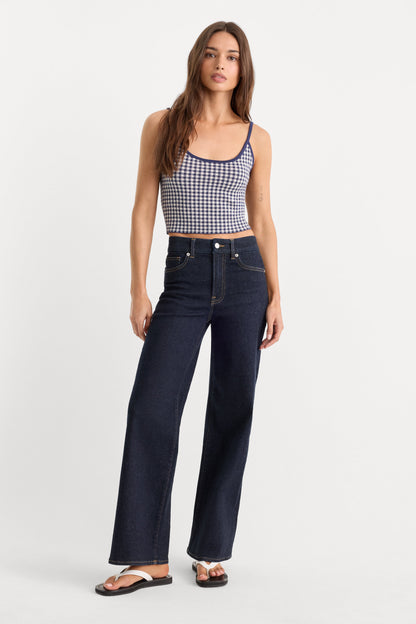 ALWAYS FITS PETITE SLIM PALAZZO JEANS | DENETHICBLUE04