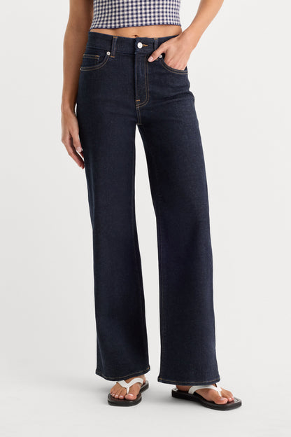ALWAYS FITS PETITE SLIM PALAZZO JEANS | DENETHICBLUE04