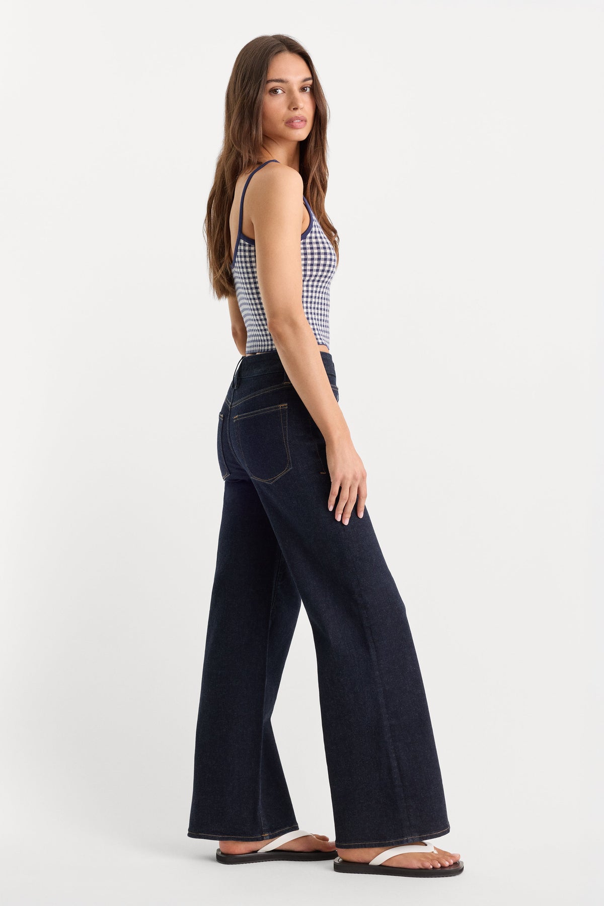 ALWAYS FITS PETITE SLIM PALAZZO JEANS | DENETHICBLUE04