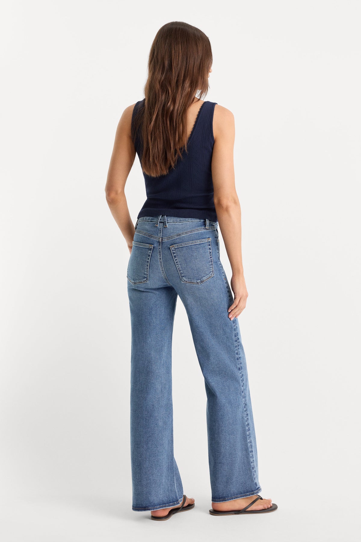 ALWAYS FITS PETITE SLIM PALAZZO JEANS | TAWNY