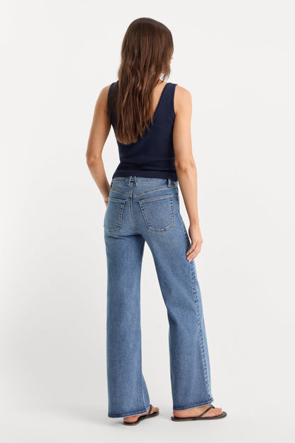 ALWAYS FITS PETITE SLIM PALAZZO JEANS | TAWNY