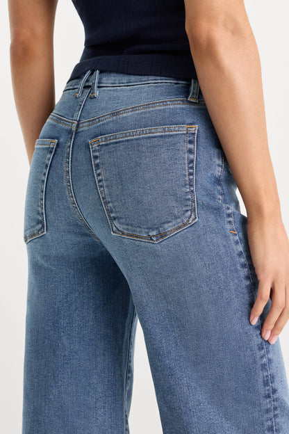 ALWAYS FITS PETITE SLIM PALAZZO JEANS | TAWNY