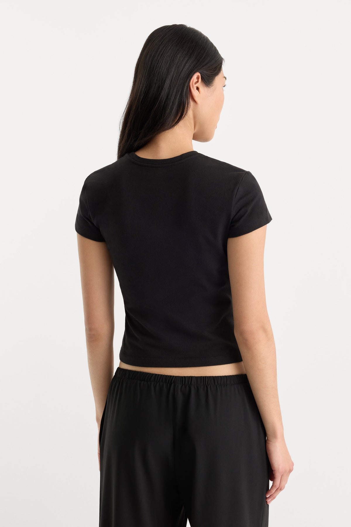 THE CAP SLEEVE TEE | BLACK001