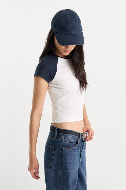 THE RAGLAN TEE | CHALK