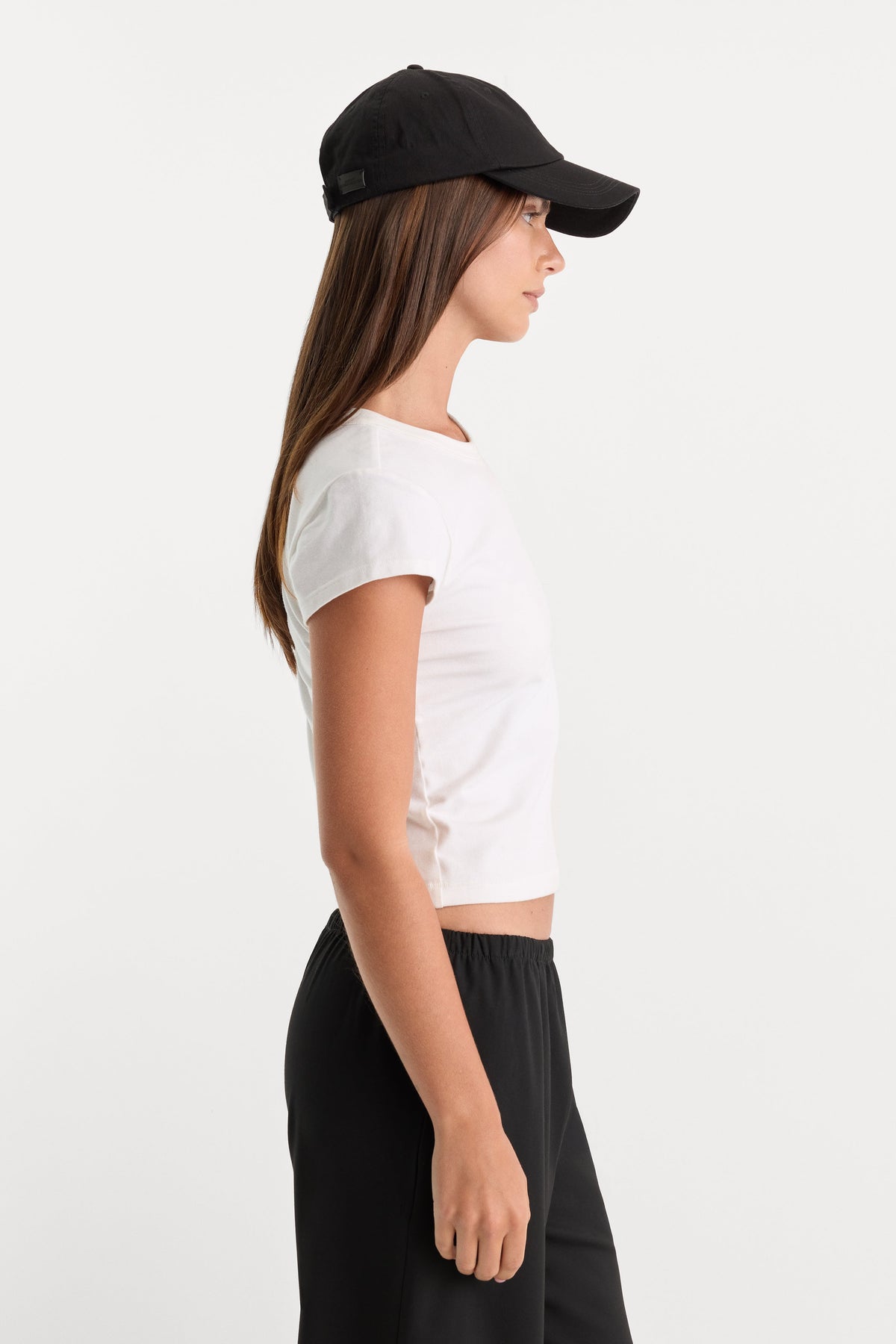 THE CAP SLEEVE TEE | WHITE001