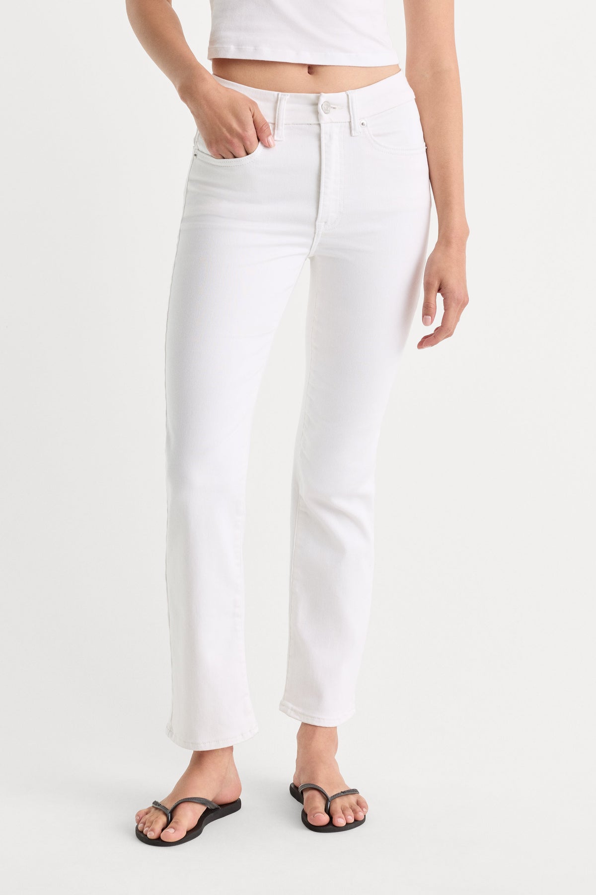 ALWAYS FITS GOOD LEGS STRAIGHT JEANS | WHITE001