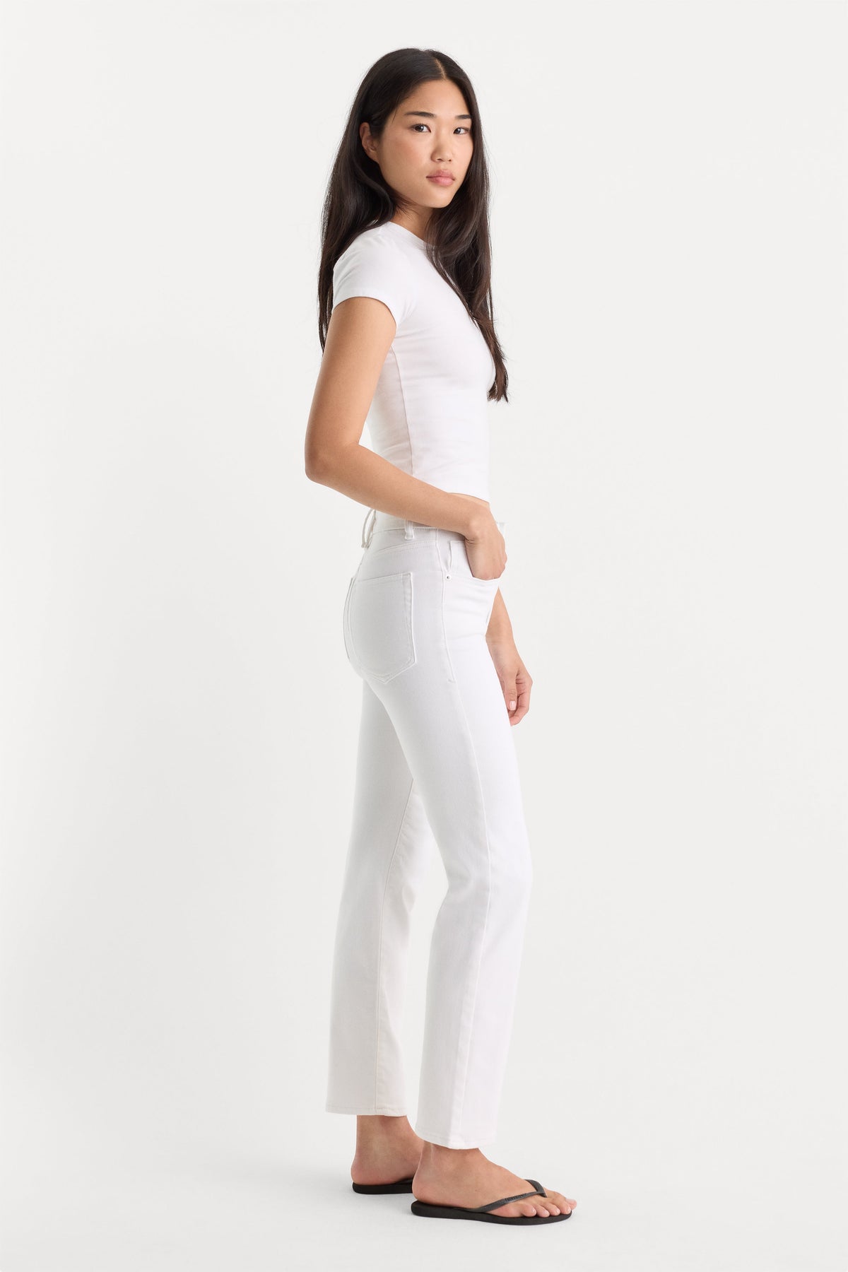 ALWAYS FITS GOOD LEGS STRAIGHT JEANS | WHITE001