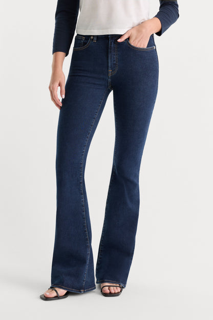 ALWAYS FITS GOOD LEGS FLARE JEANS LONG | INDIGO1317