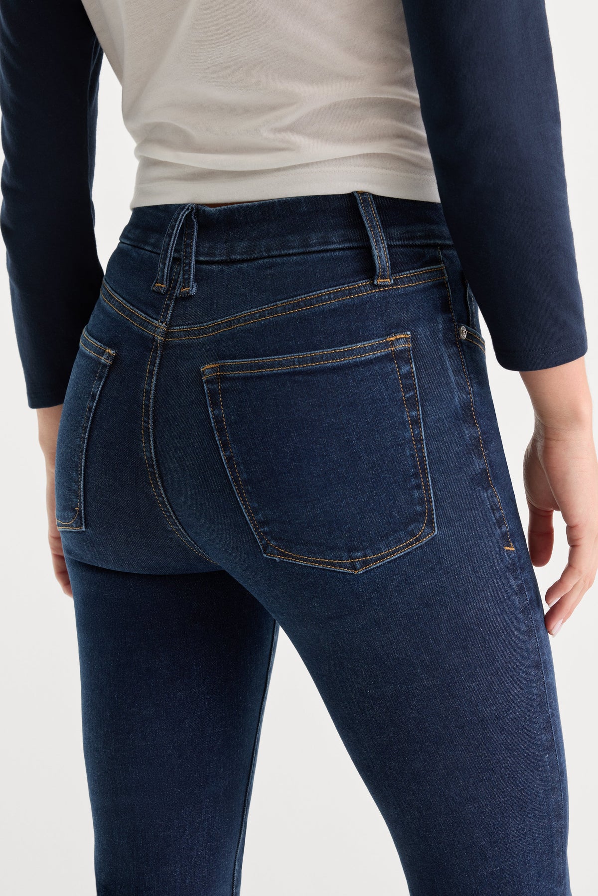 ALWAYS FITS GOOD LEGS FLARE JEANS LONG | INDIGO1317