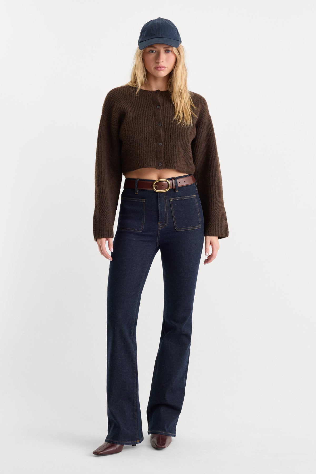 ALWAYS FITS PATCH POCKET GOOD CLASSIC BOOTCUT JEANS | DENETHICBLUE04