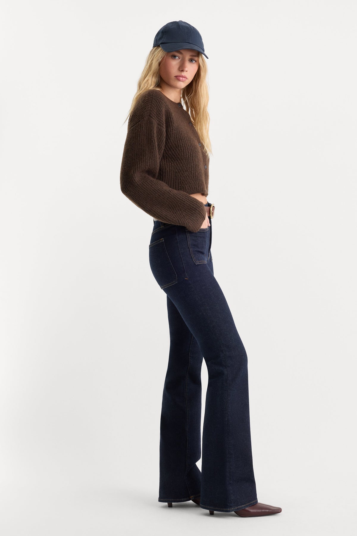 ALWAYS FITS PATCH POCKET GOOD CLASSIC BOOTCUT JEANS | DENETHICBLUE04