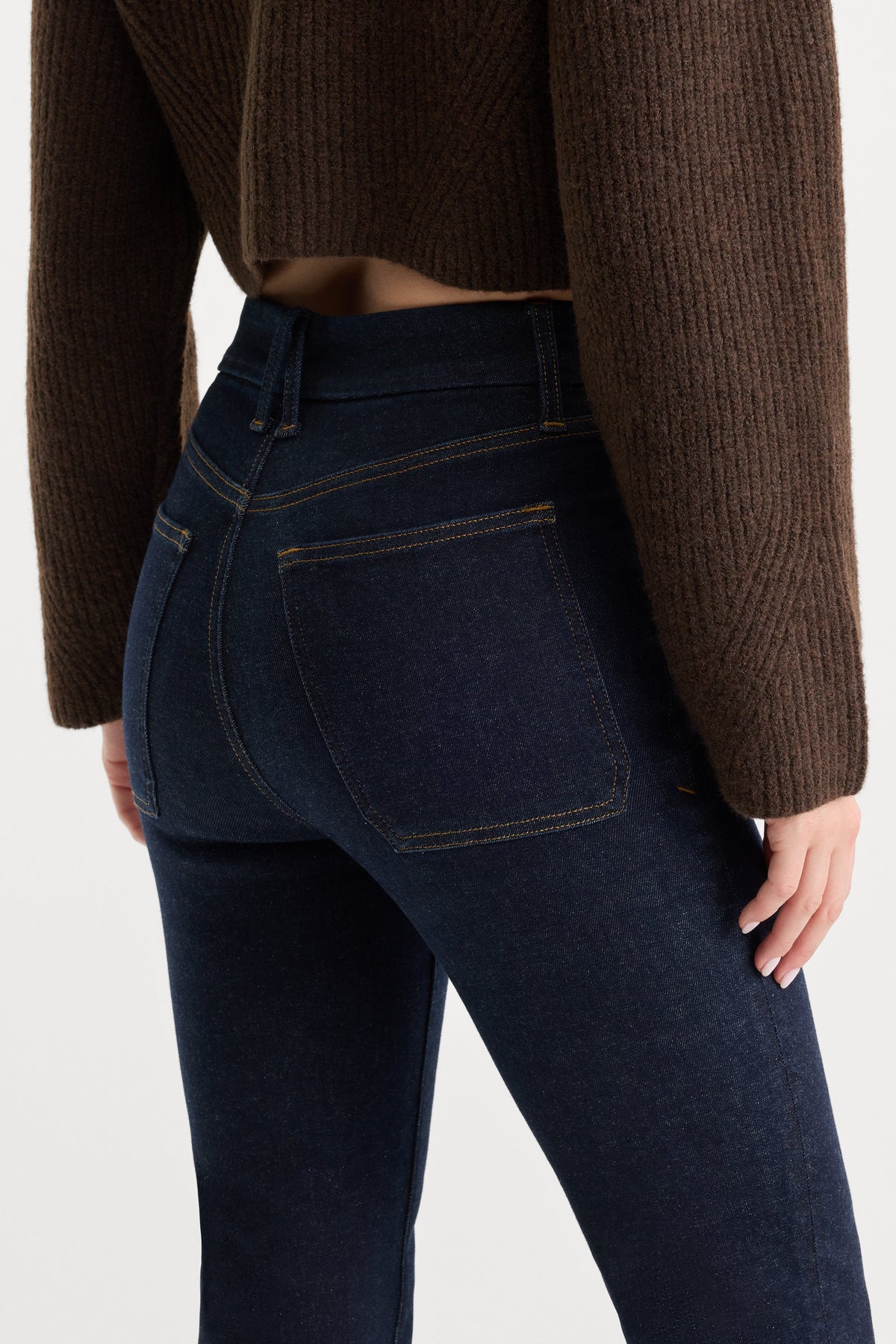 ALWAYS FITS PATCH POCKET GOOD CLASSIC BOOTCUT JEANS | DENETHICBLUE04