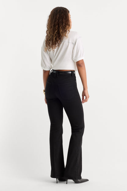 ALWAYS FITS GOOD PETITE BOOTCUT JEANS | BLACK001