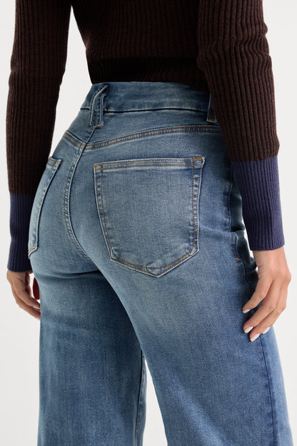 ALWAYS FITS SLIM PALAZZO JEANS | TAWNY