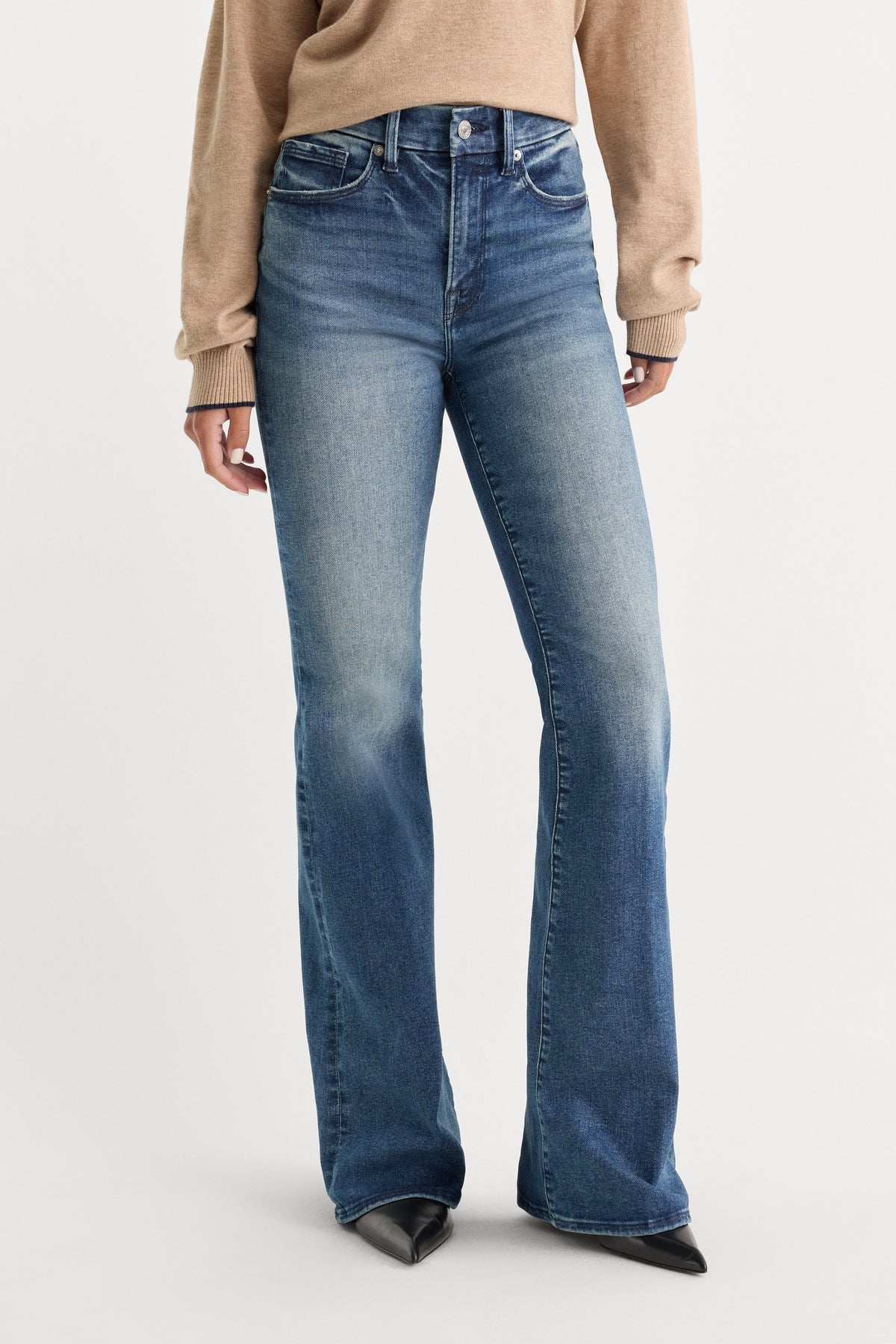 ALWAYS FITS GOOD LEGS FLARE JEANS | INDIGO1071
