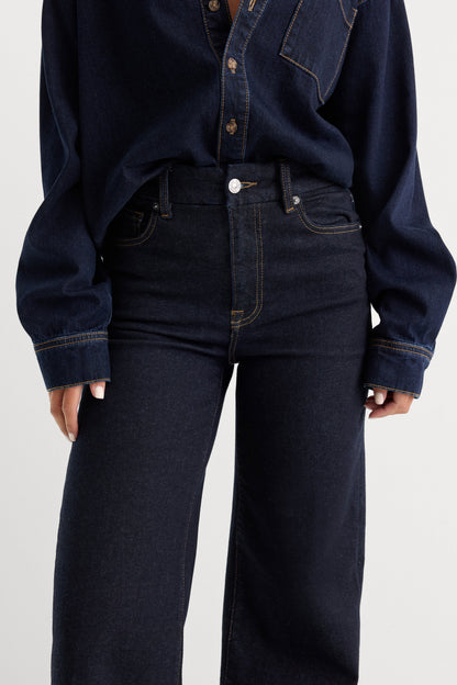 ALWAYS FITS SLIM PALAZZO JEANS | DENETHIC BLUE