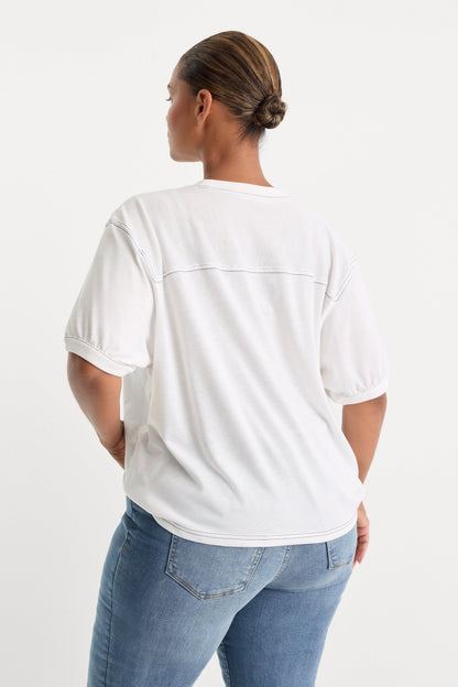 THE GYM TEE | CHALK