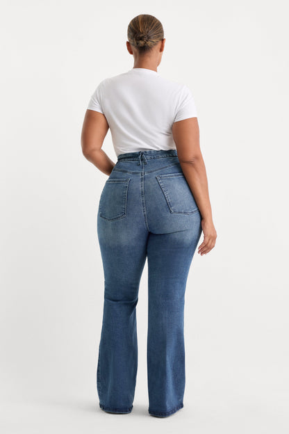 ALWAYS FITS GOOD LEGS FLARE JEANS | INDIGO1071