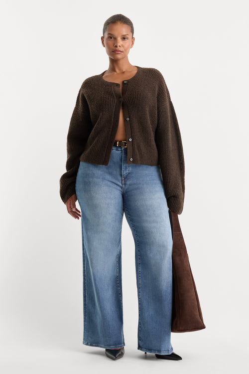 ALWAYS FITS SLIM PALAZZO JEANS | TAWNY