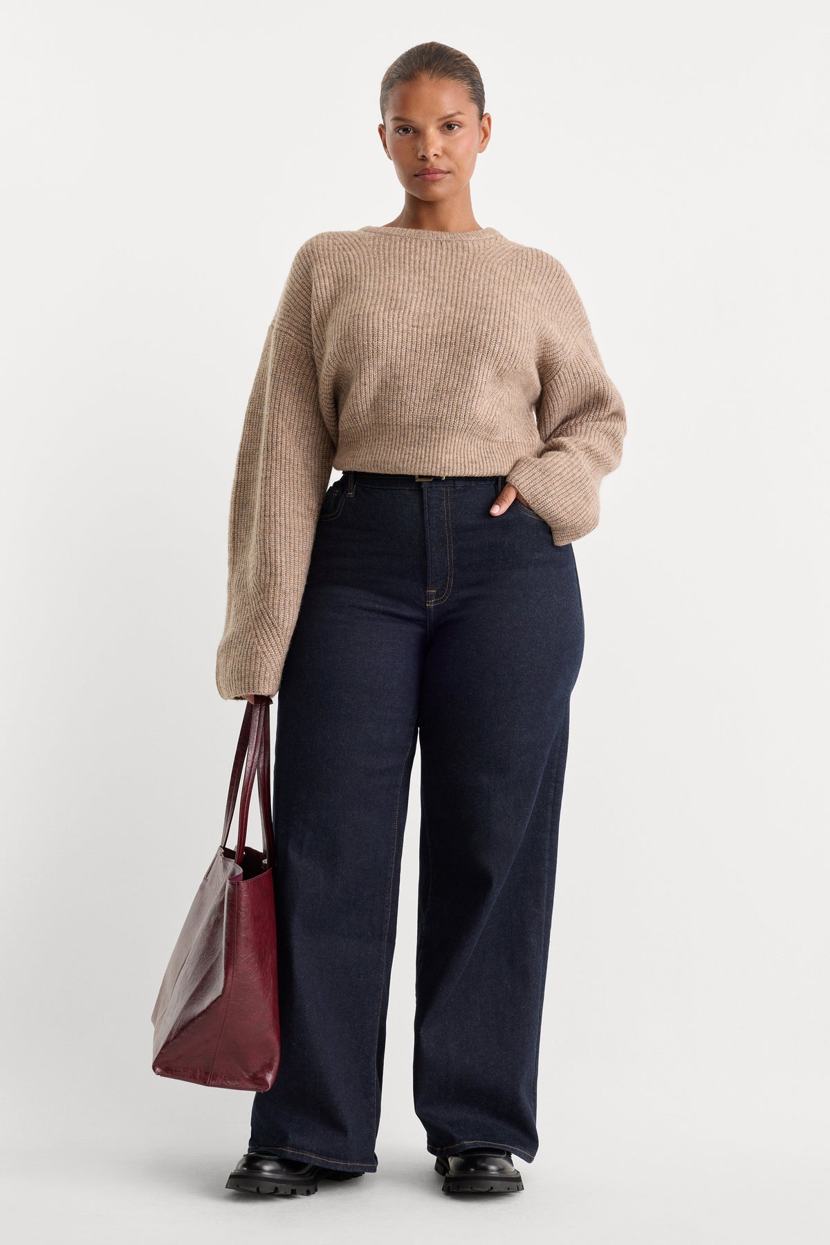 ALWAYS FITS SLIM PALAZZO JEANS | DENETHIC BLUE