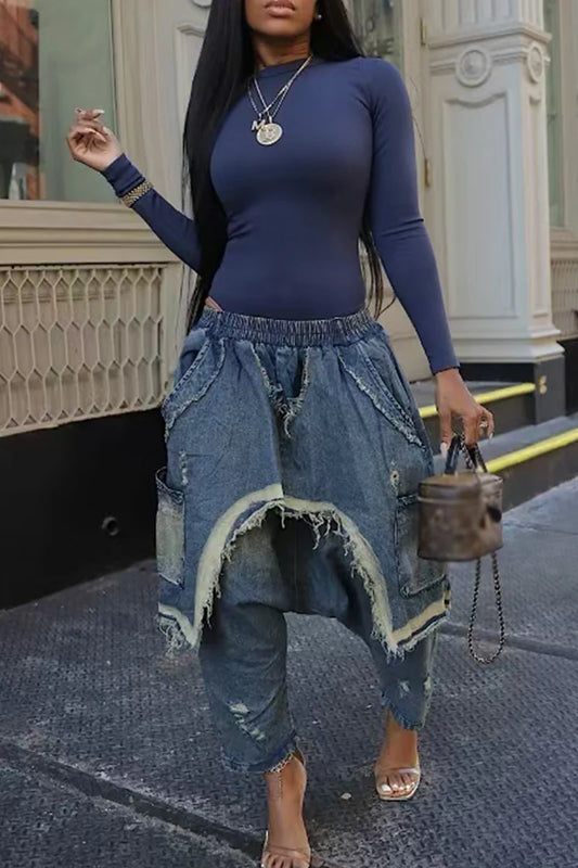 Shopemilees Juno Distressed Harem Jeans - image 1