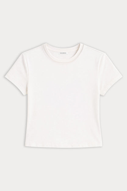 THE CAP SLEEVE TEE | WHITE001