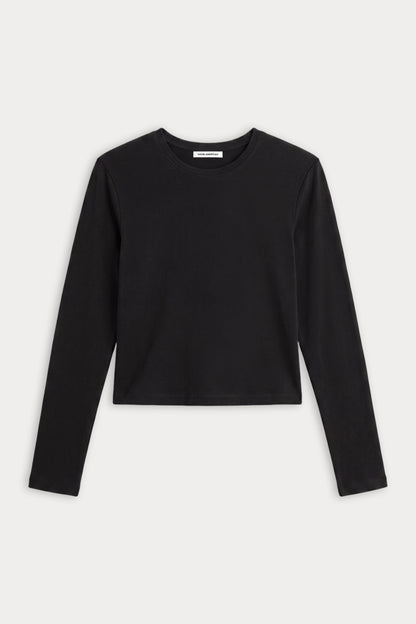 THE LONG SLEEVE BABY TEE | BLACK