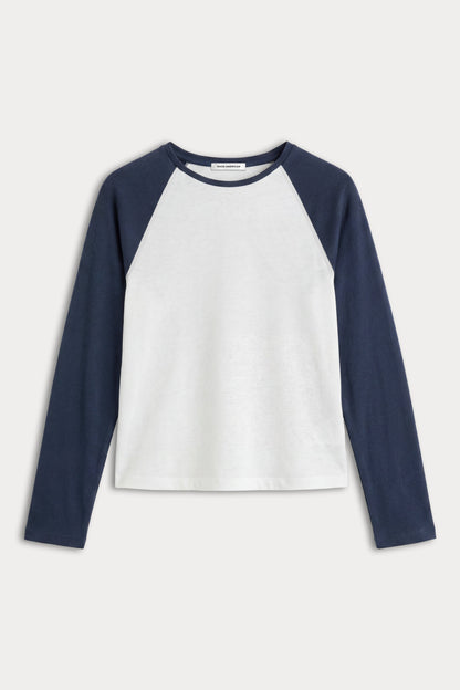 THE LONG SLEEVE RAGLAN TEE | CHALK