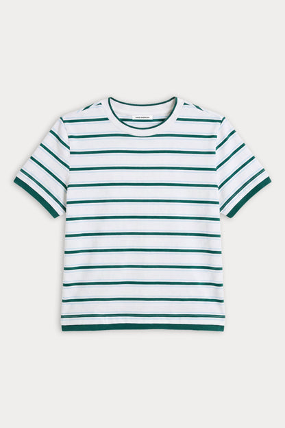 THE LAYERED TEE | FOREST MULTI STRIPE